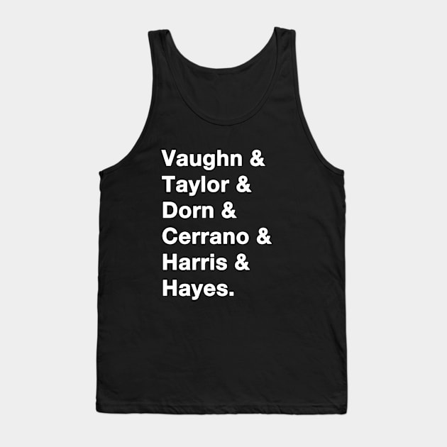 Major League Names white Tank Top by IdenticalExposure